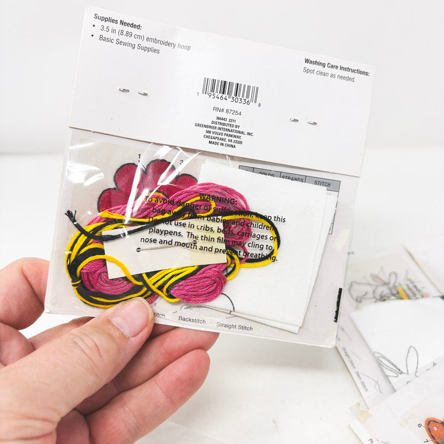 Crafter's Ssquare Embroidery Kits