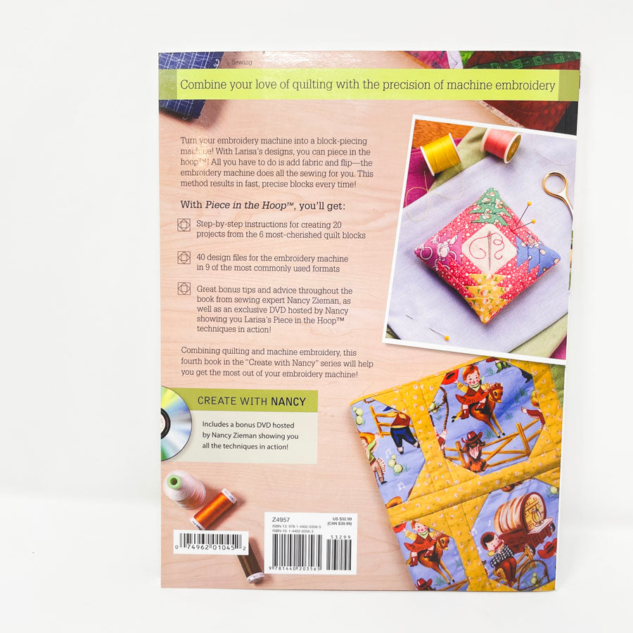 Piece in the Hoop Book by Larisa Bland