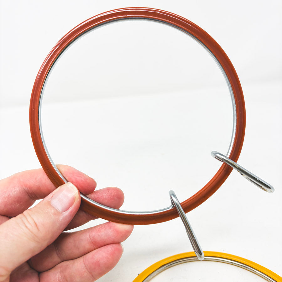 Vintage 5" Spring-Tension Embroidery Hoops (1)