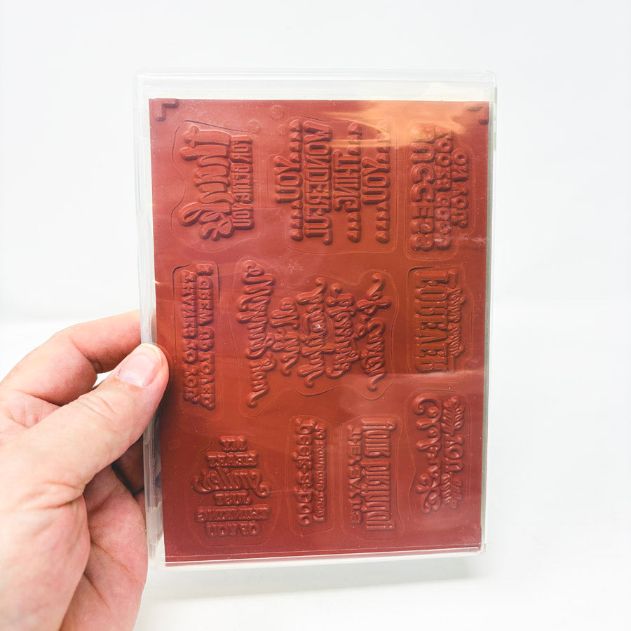 2016 Stampin’ Up Clear Mount Stamp Sets