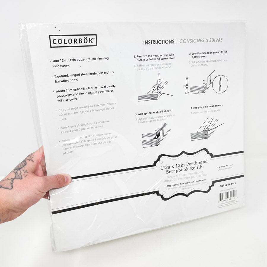 Colorbok 12" x 12" Scrapbook Refills