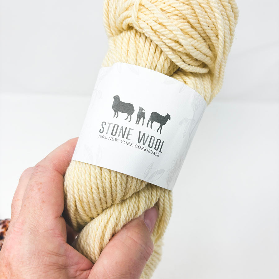 Corriedale Stone Wool Yarn