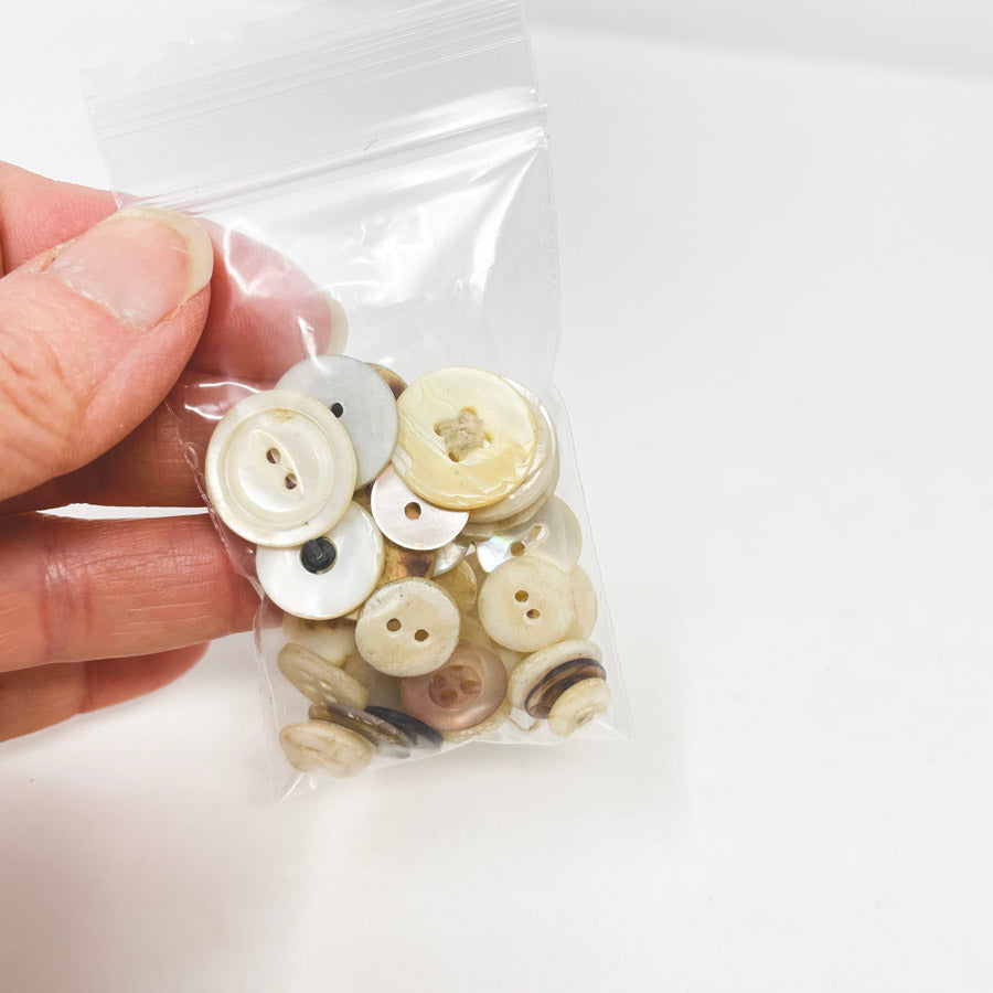 Small Bag of Assorted Shell Buttons