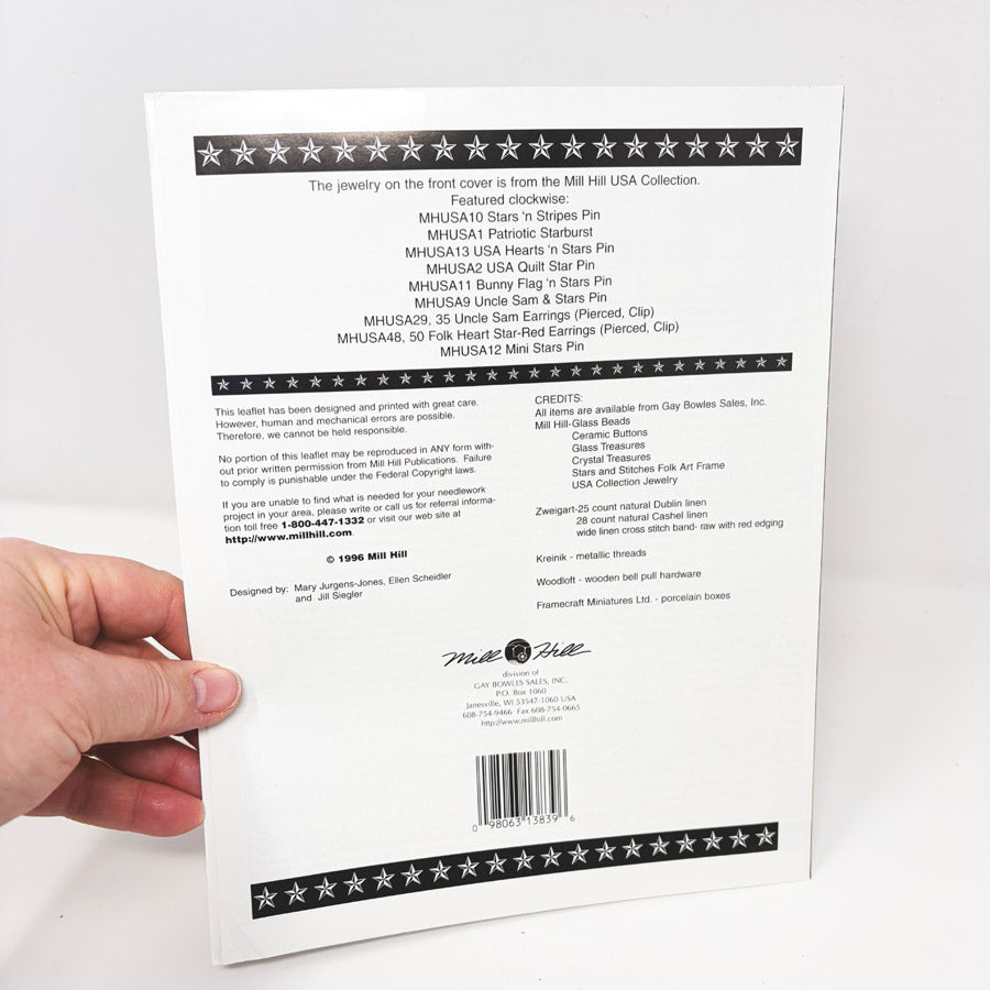 Treasured America – Mill Hill Cross Stitch Pattern Leaflet