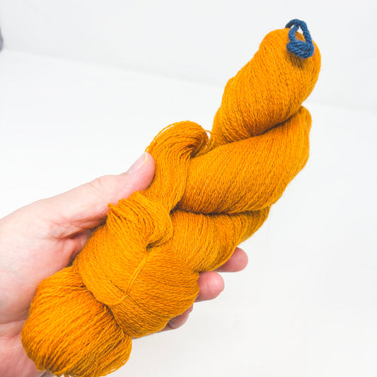 Saffron Color - Sun Valley Merino Lace Weight Yarn (1)