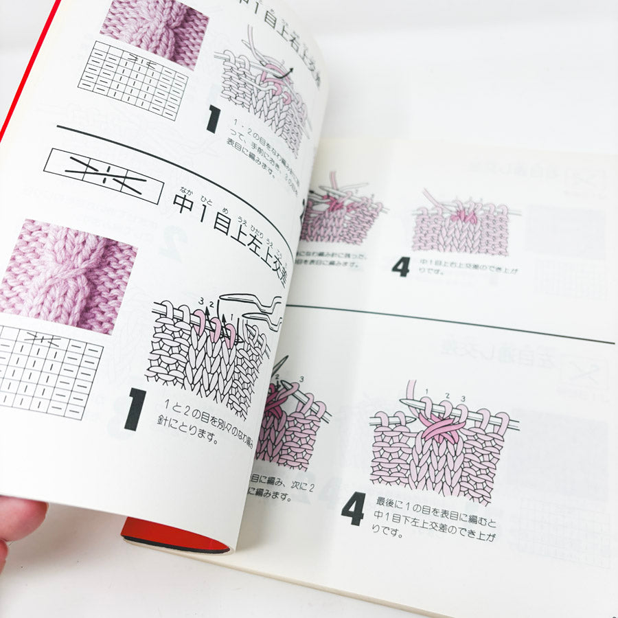"Easy-to-Understand Knitting Basics" – Japanese Book