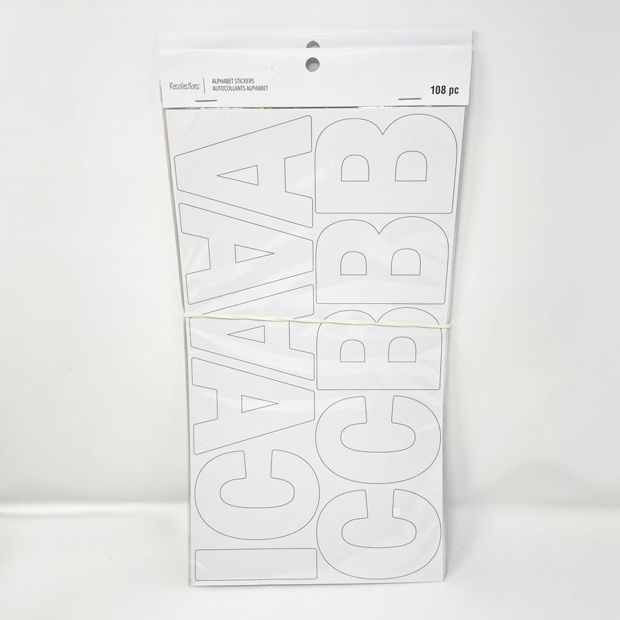 Recollections Alphabet Stickers Bundle