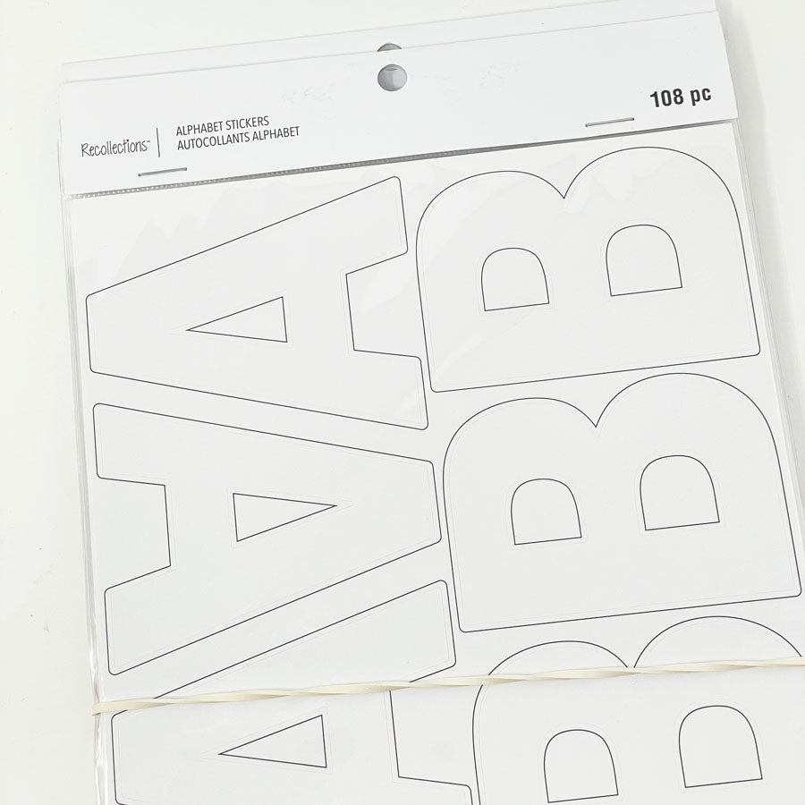 Recollections Alphabet Stickers Bundle
