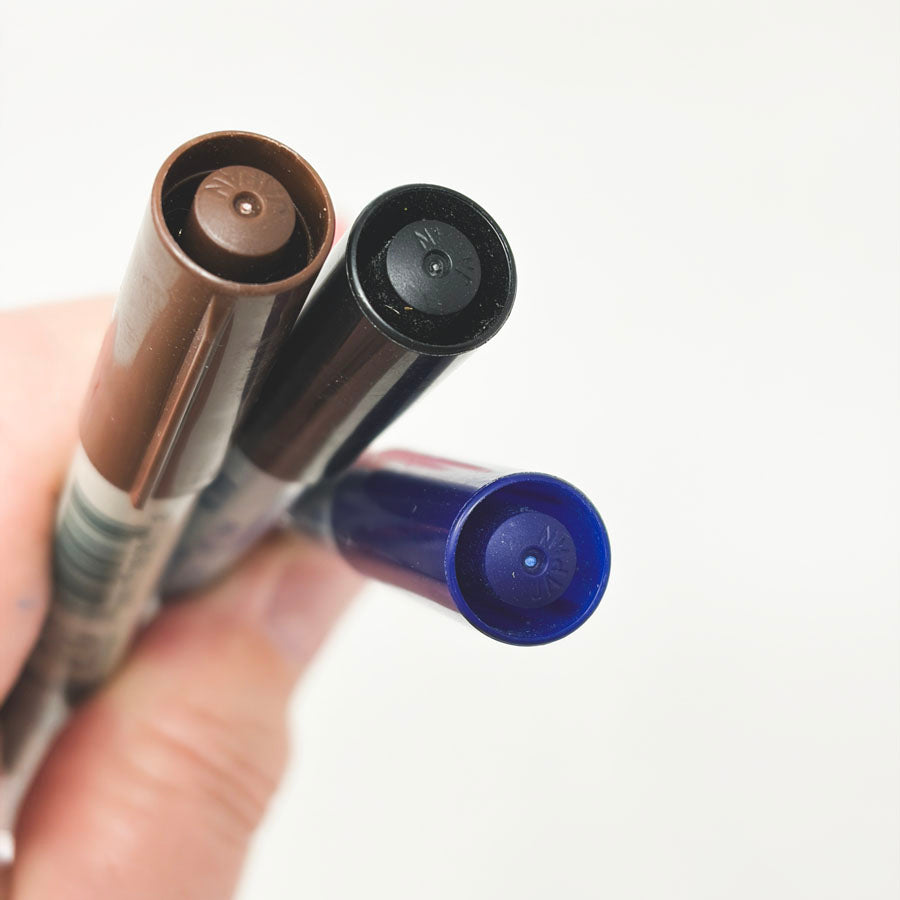 Three Double Tip Art Markers