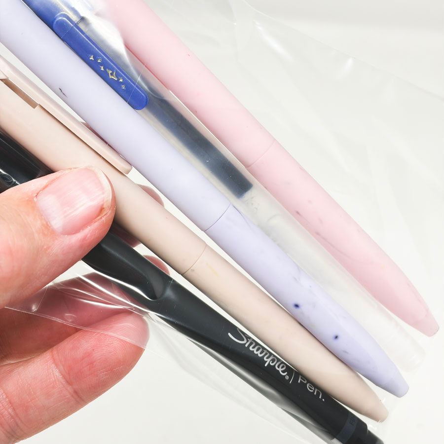 5 Assorted Pens - Color/Metallic/Black