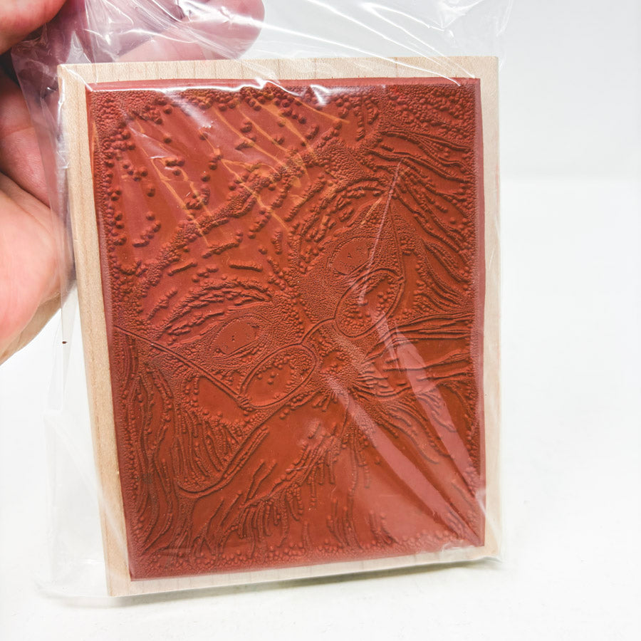 Santa Claus – Wood Back Rubber Stamp