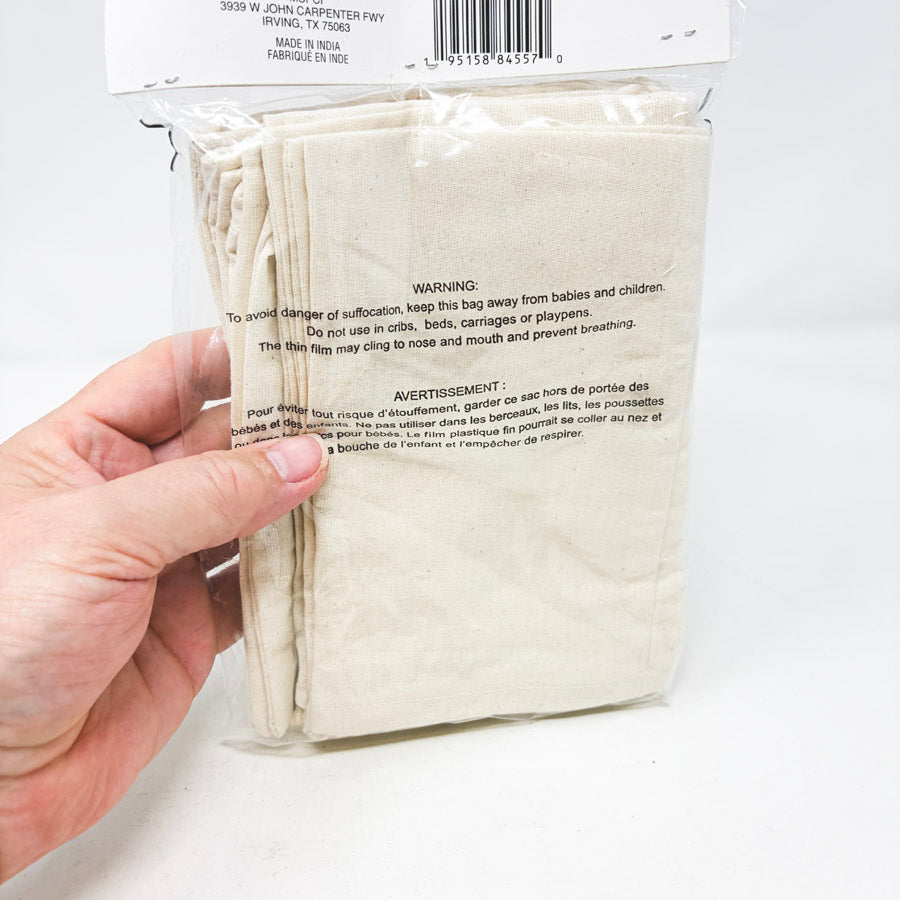 Cream Favor Muslin Bags by Celebrate It