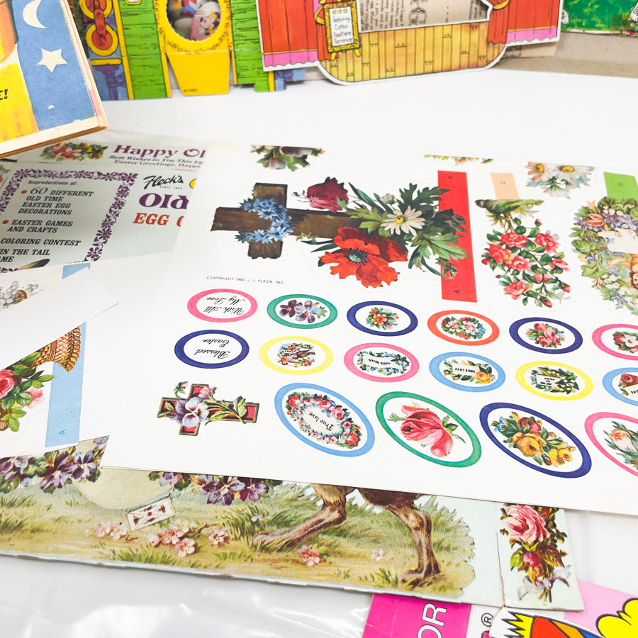 Jumbo Vintage Easter Ephemera Pack