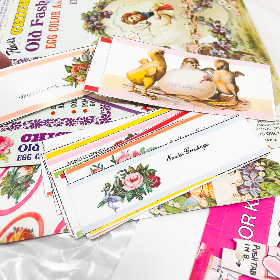 Jumbo Vintage Easter Ephemera Pack