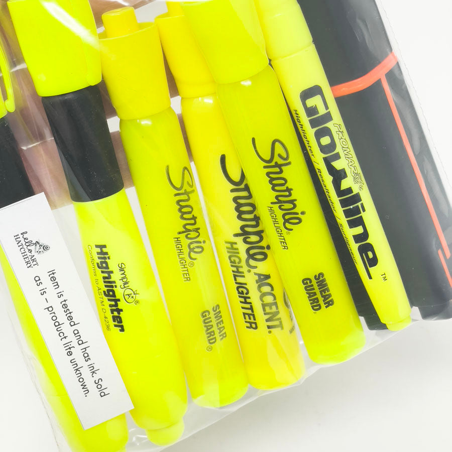 Pack of Eight Asst. Highlighters