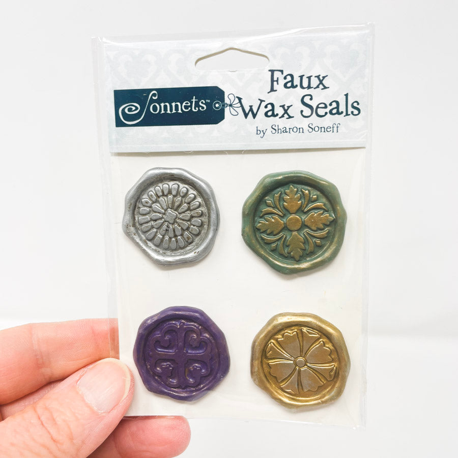 Sonnets - Faux Wax Seal by Sharon Soneff