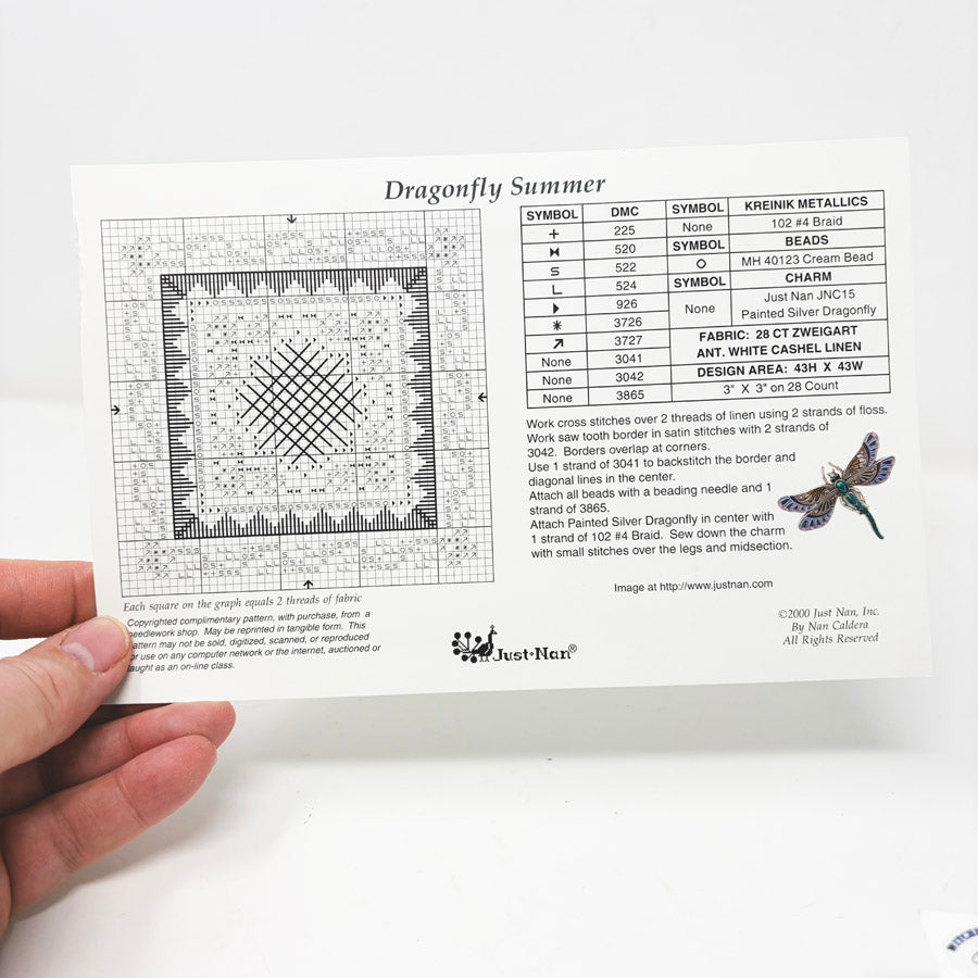 Dragonfly Summer – Just Nan Cross Stitch Pattern