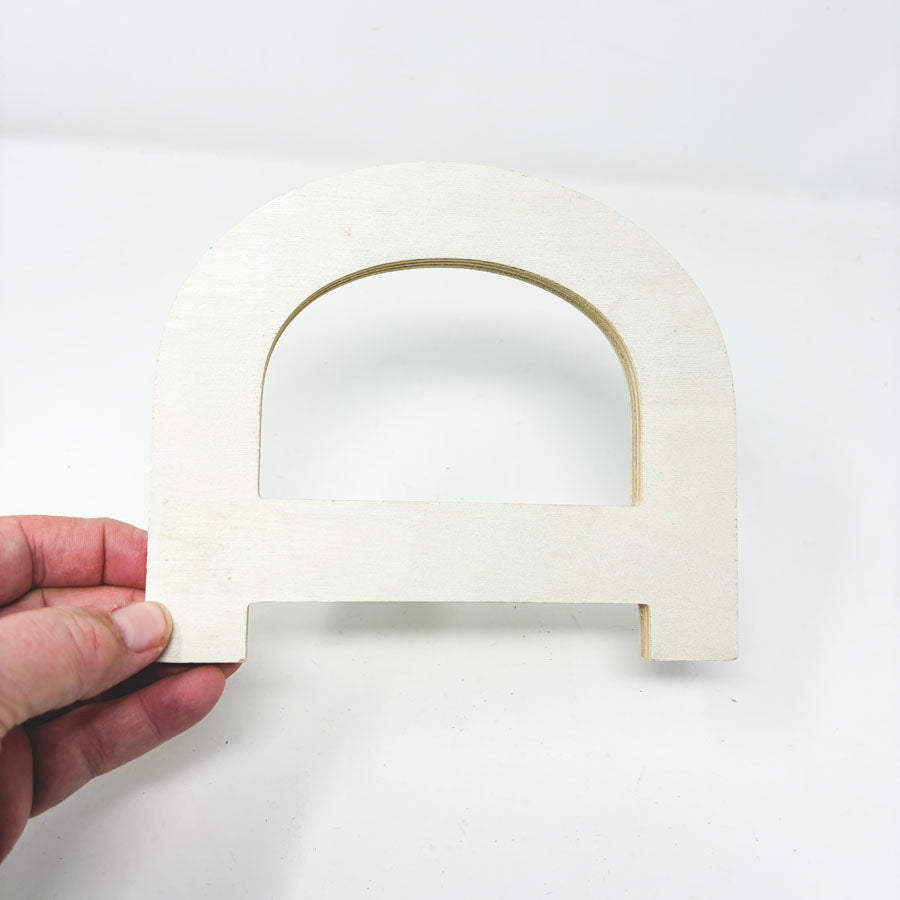 Letter D Decor- Large Unfinished Wood