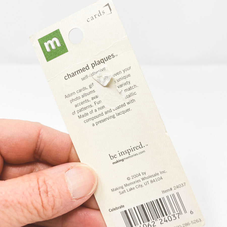 Making Memories- Metal Embellishments - You Choose