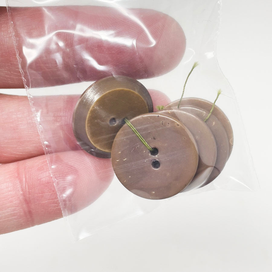 Medium Size Wood Button Pack