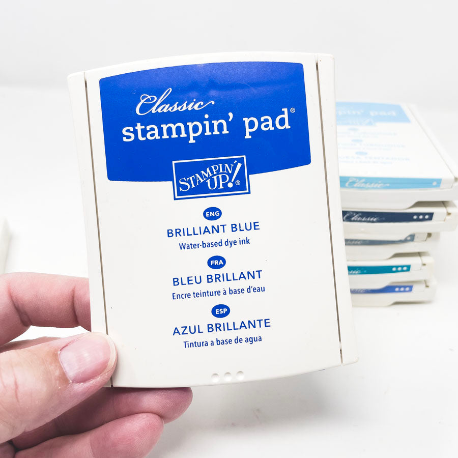 Stampin' Up Stamp Pads (2005-2017) - Blues
