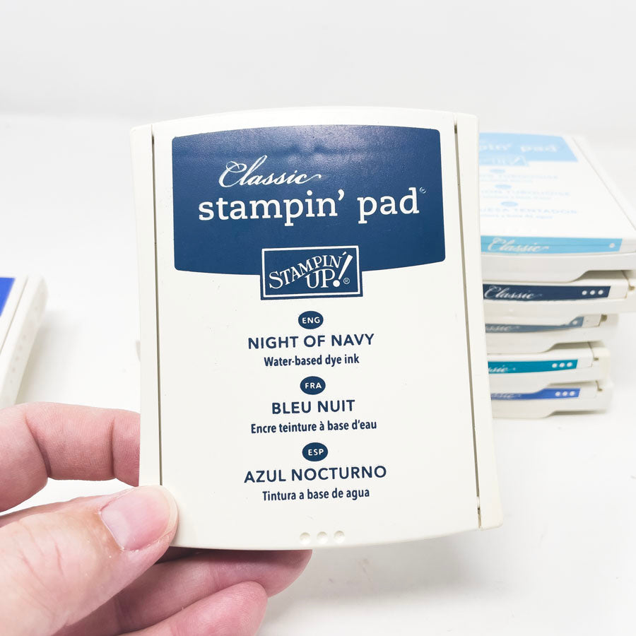 Stampin' Up Stamp Pads (2005-2017) - Blues