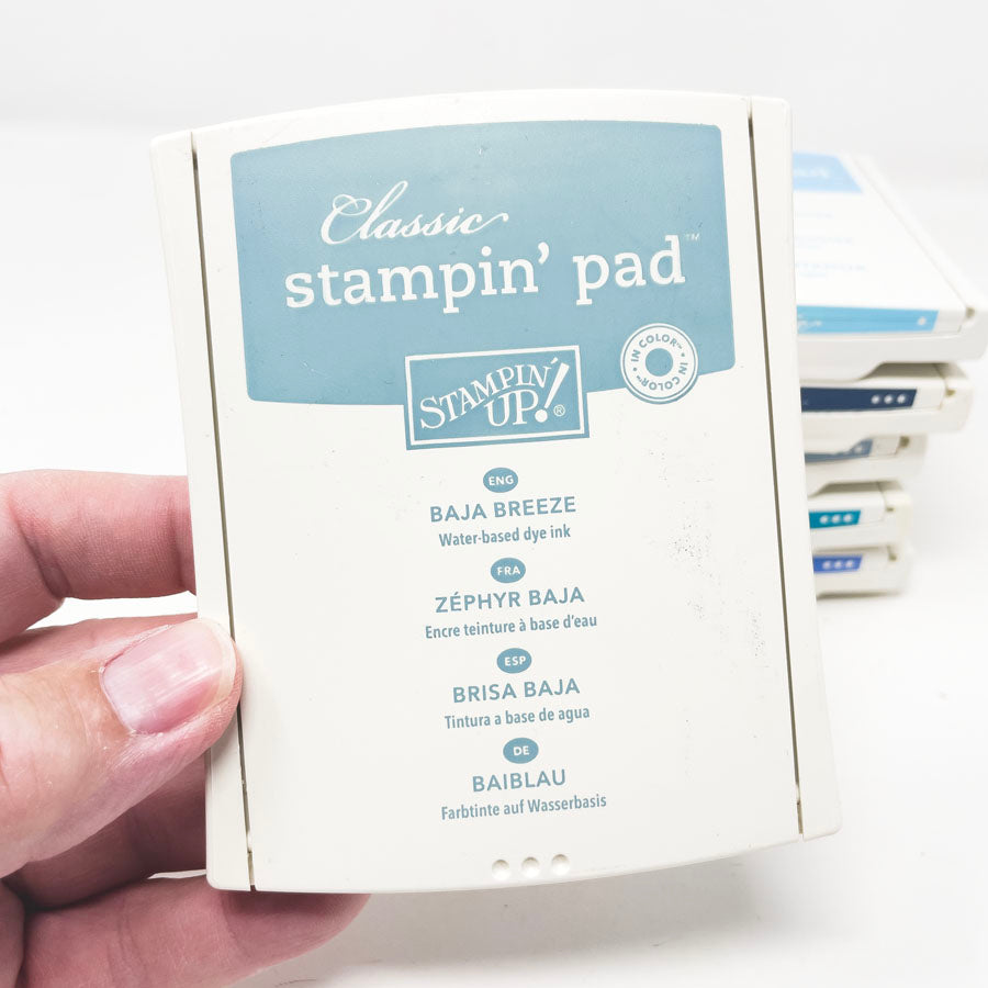Stampin' Up Stamp Pads (2005-2017) - Blues