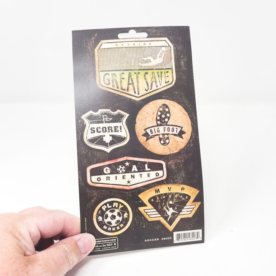 Sticker Studio Retro Soccer Stickers