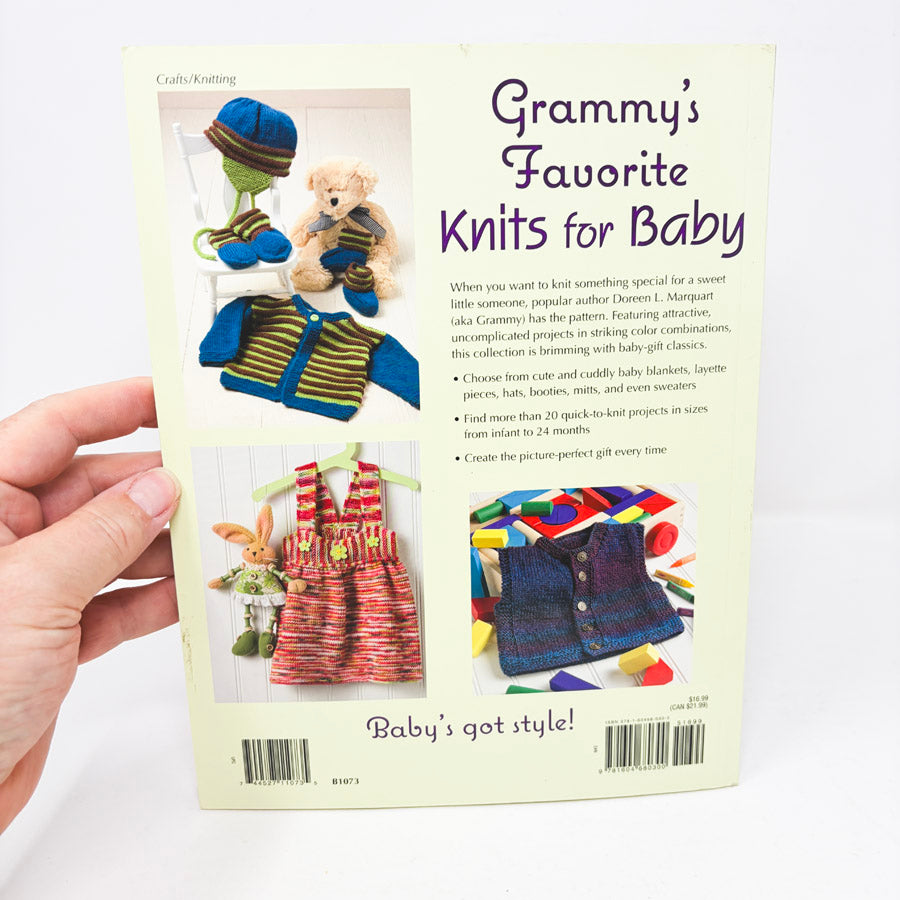 Grammy's Favorite Knits for Baby Book by Doreen Marquart