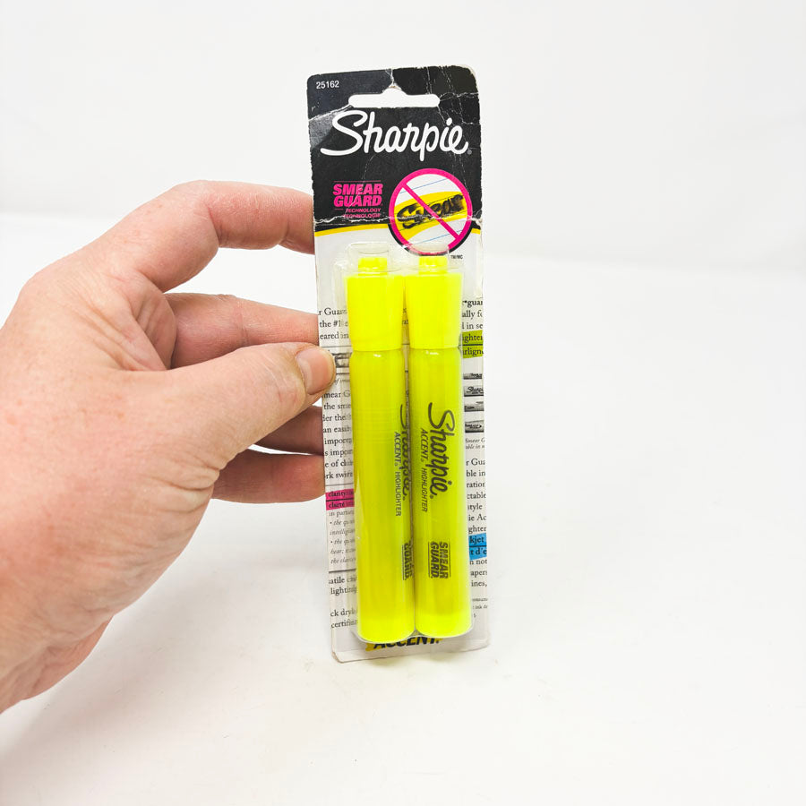 2 Yellow Sharpie Highlighters