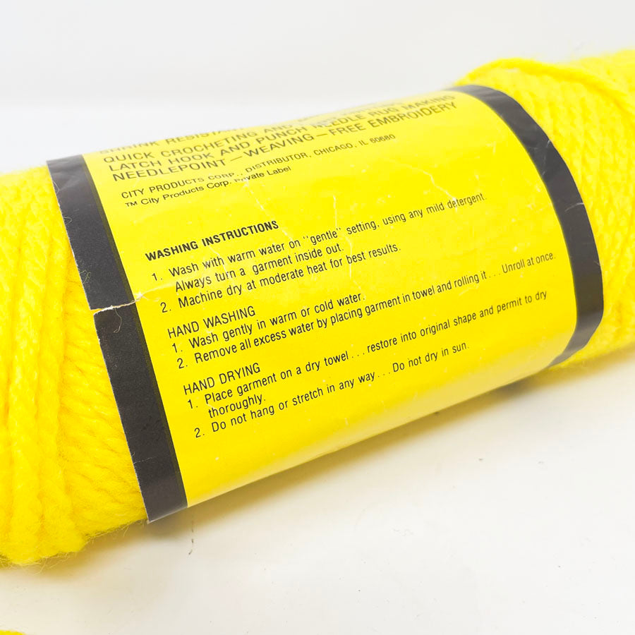 Majesty Bulky Craft and Knitting Yarn - Yellow (1)