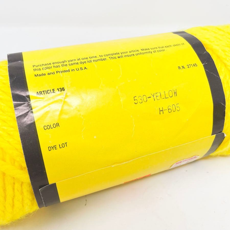 Majesty Bulky Craft and Knitting Yarn - Yellow (1)