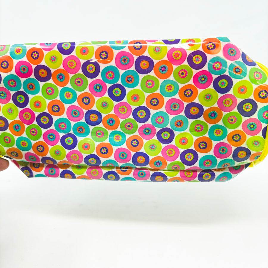 Bright Round Pencil Bag with Zipper