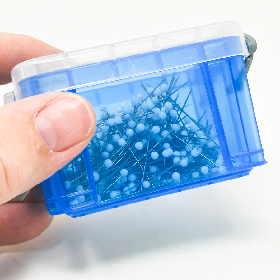 Blue Box of Ball Head Straight Pins