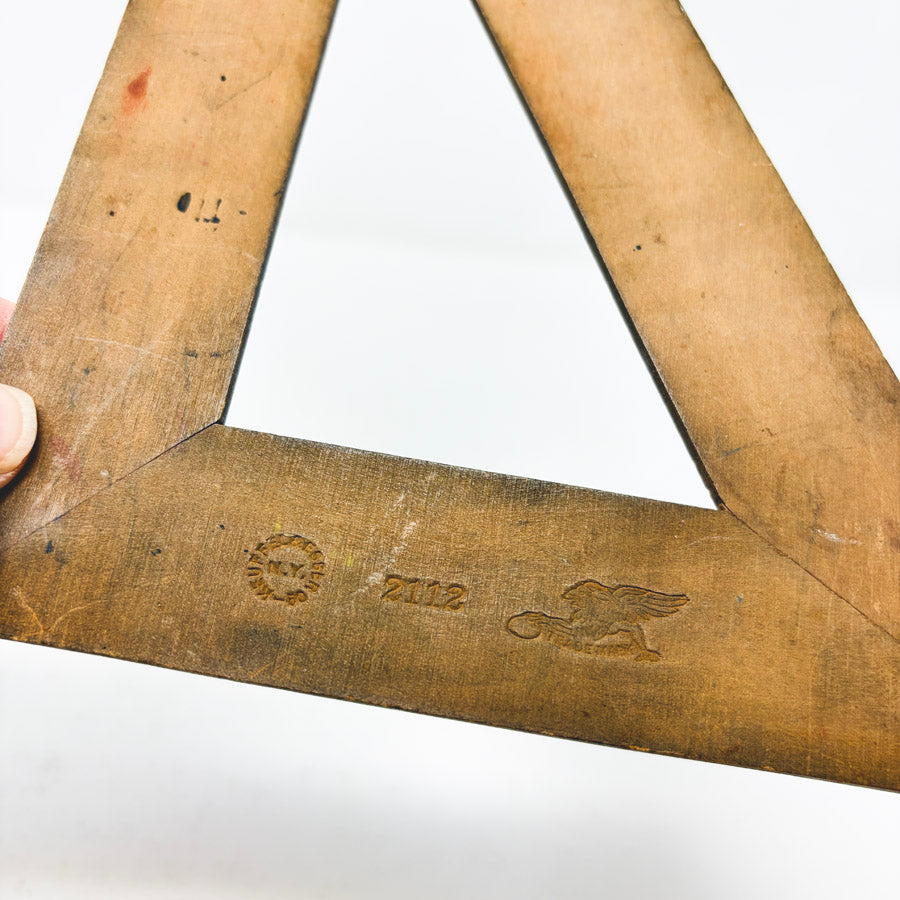 Wood Drafting Triangle