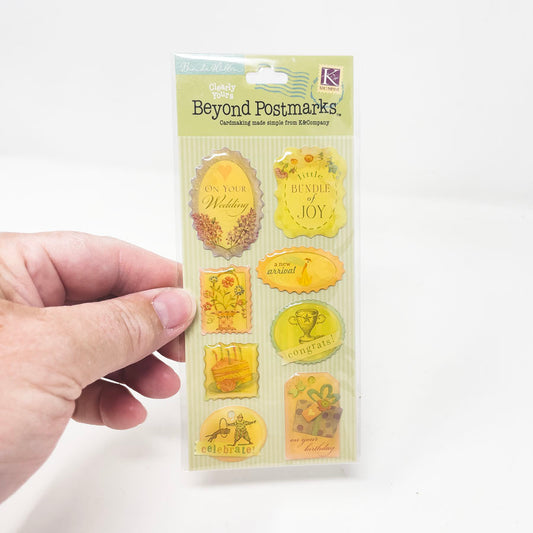 K&Co Beyond Postmarks Stickers