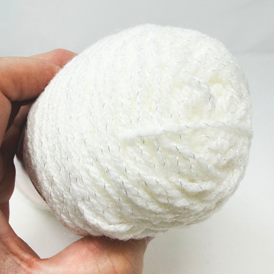 White Sparkle - Red Heart Baby Sport Yarn