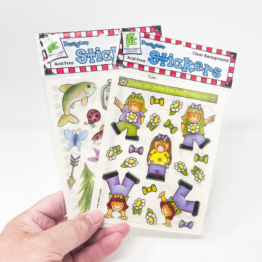 Provo Craft Clear Background Design Stickers