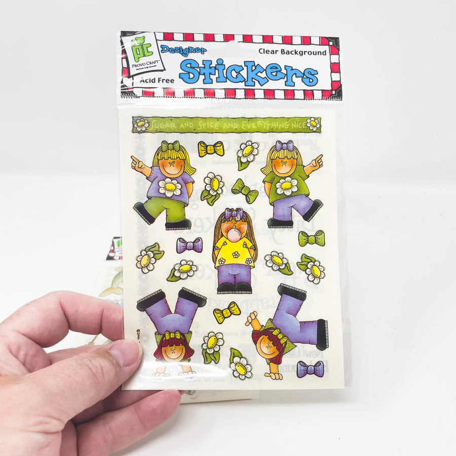 Provo Craft Clear Background Design Stickers