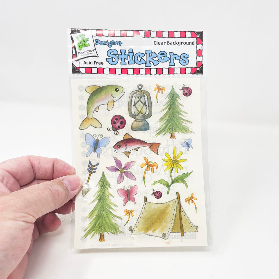 Provo Craft Clear Background Design Stickers