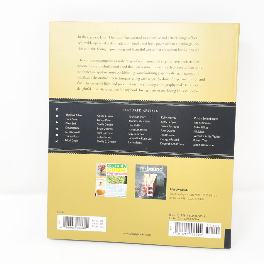 Playing With Books: The Art of Upcycling, Deconstruction, and Reimagining the Book by Jason Thompson