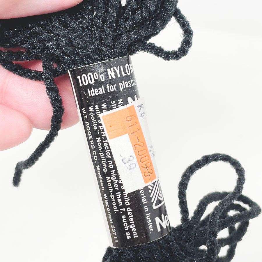 Black Needlepoint Yarn