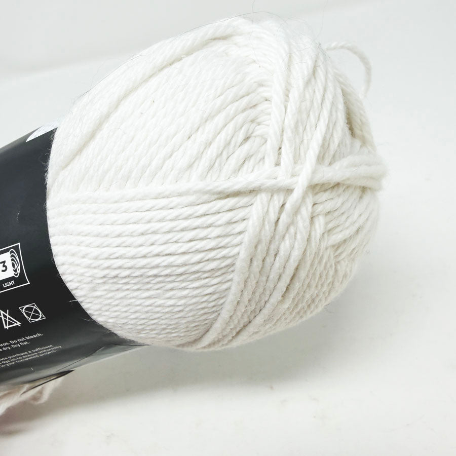 K+C Essential Cotton Yarn - White