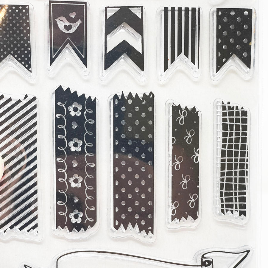 Recollections Clear Stamps - Banners