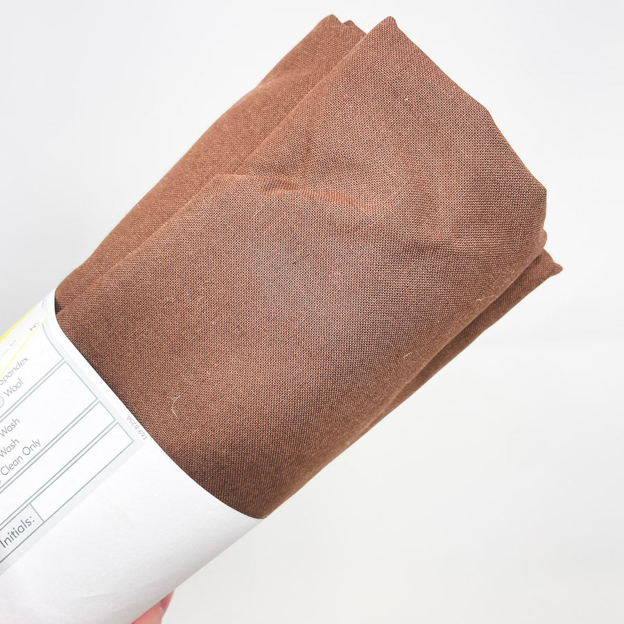 1 yd Brown Solid Potting Fabric