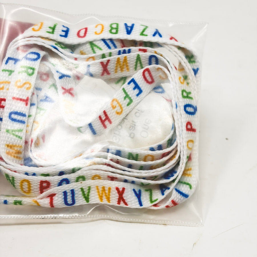 Rainbow Alphabet Shoe Strings