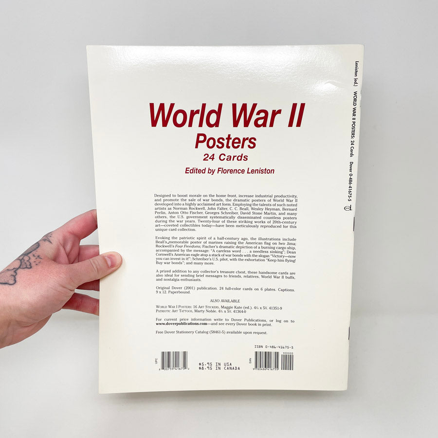 World War II Posters Postcards Book