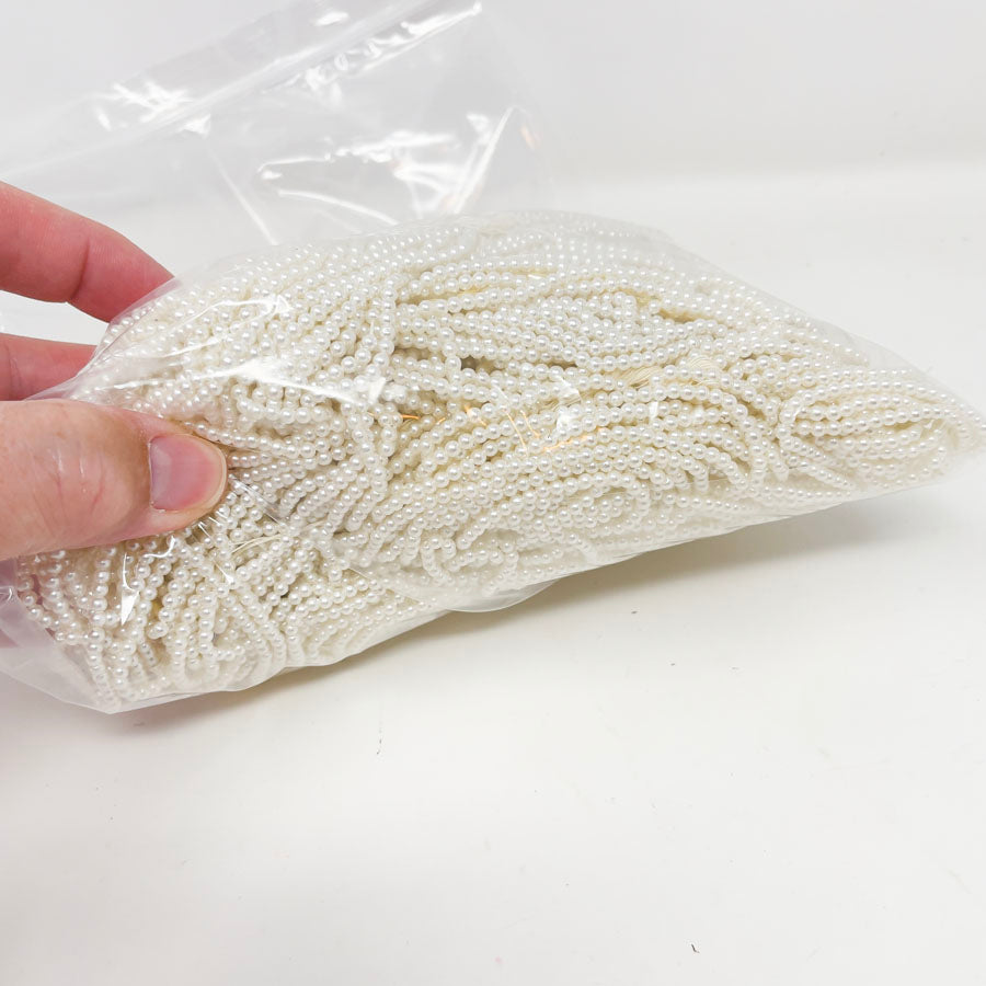 Faux Pearl Strung Bead Bundle