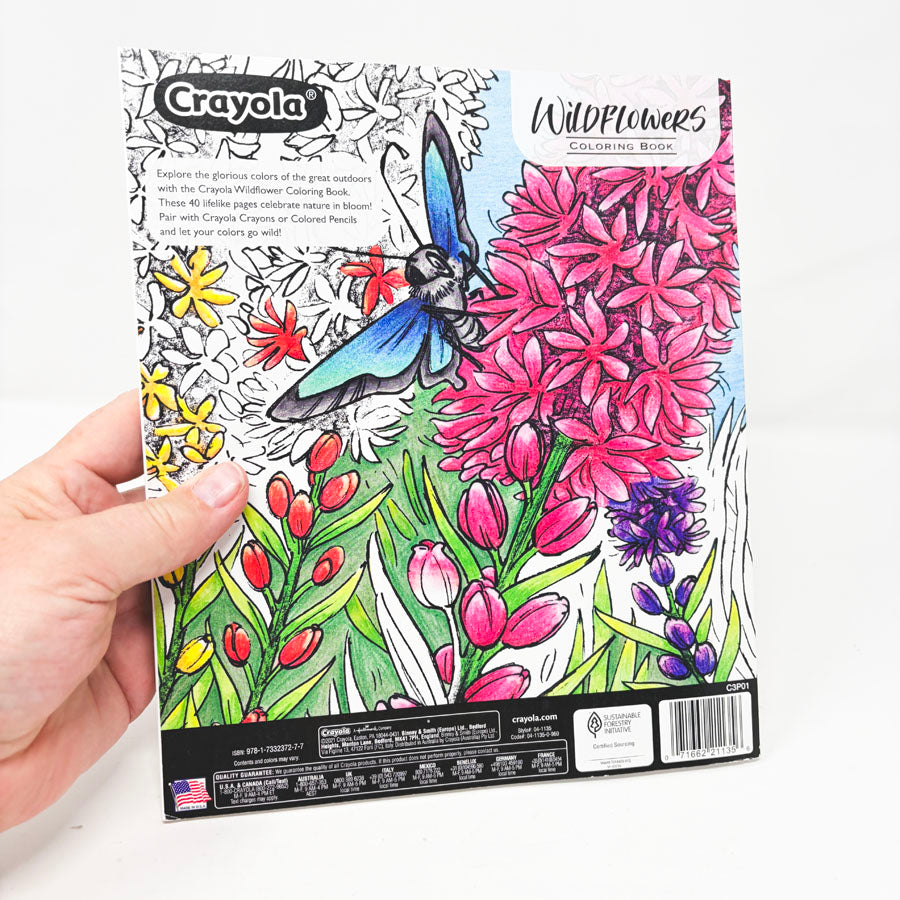 Wildflowers Crayola Coloring Book