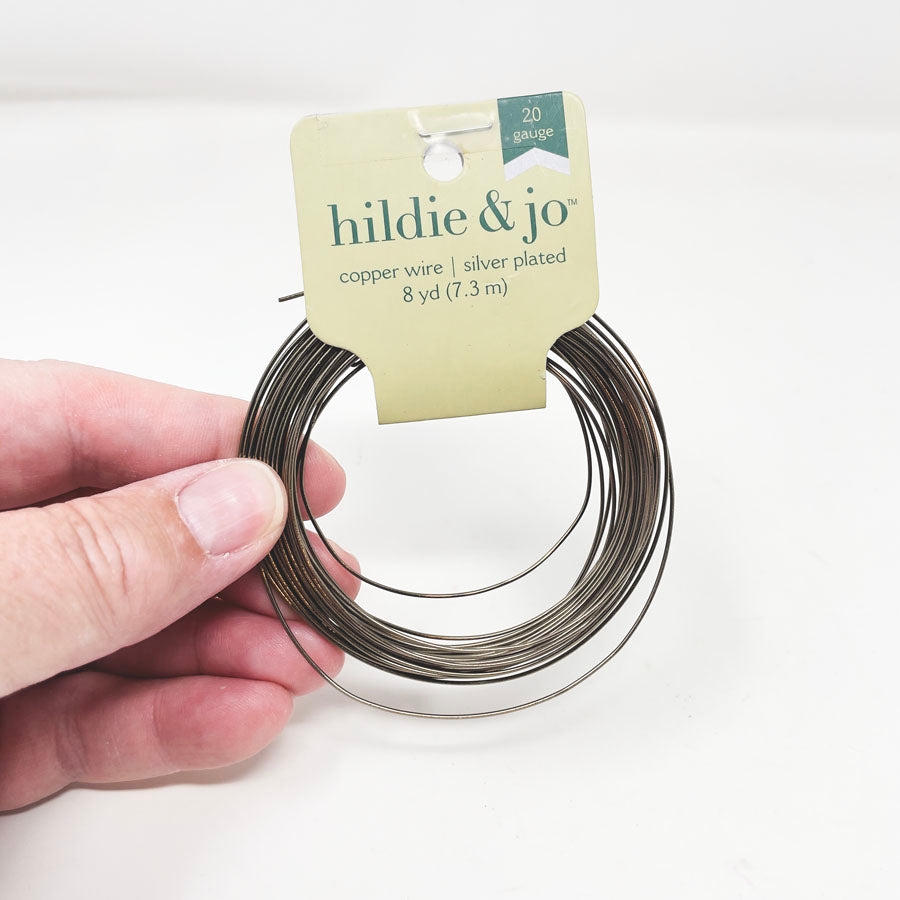 20 Gauge Silver Plated Copper Wire by Hildie & Jo